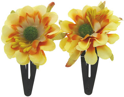 

Anuradha Art Jewellery Simple & Stylish Clip Hair Pin(Yellow)