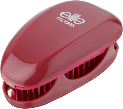 

Elite Models (France) Compact Miracle Detangling Brush with Mirror Case - (Maroon)