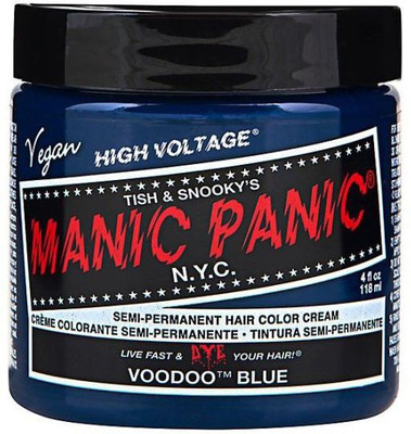 

Manic Panic Semi-Permanent Vegan Hair Color(VooDoo Blue)