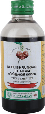 

VAIDYARATNAM Neelibhrungadi Thailam -200 ML Hair Oil(200 ml)