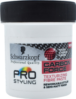 

Schwarzkopf Pro Styling Carbon Force Texturing Fibre Paste - 130ml Paste(130 ml)