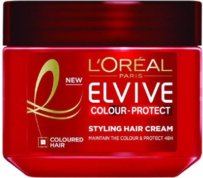 L'Oreal Paris Elvive Colour-Protect Styling Hair Cream, Coloured Hair - 200ml Cream(200 ml)