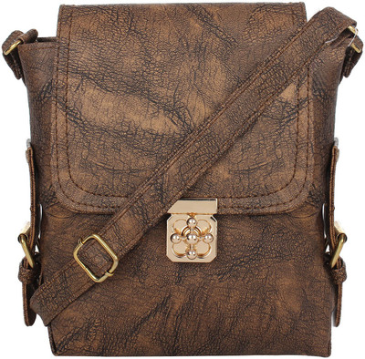 

Ankita Fashion World Sling Bag(Brown)
