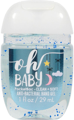 

Bath & Body Works PocketBac Anti-Bacterial Hand Gel, Oh Baby - 29ml (1oz)(29 ml, Bottle)