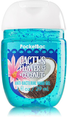 

Bath & Body Works PocketBac Anti-Bacterial Hand Gel, Cactus Flower & Coconut - 29ml (1oz)(29 ml, Bottle)