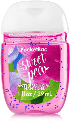 

Bath & Body Works PocketBac Anti-Bacterial Hand Gel, Sweet Pea - 29ml (1oz)(29 ml, Bottle)