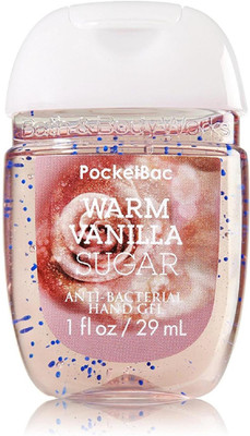 

Bath & Body Works PocketBac Anti-Bacterial Hand Gel, Warm Vanilla Sugar - 29ml (1oz)(29 ml, Bottle)