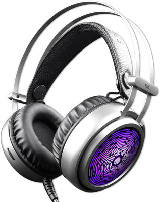 Zebronics 8 bit Gaming Headphone Wired Headset Gaming Headphone(Black, Wired over the head)