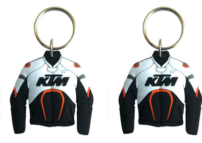 

Techpro Doublesided Rubber KTM jacket combo pack Key Chain