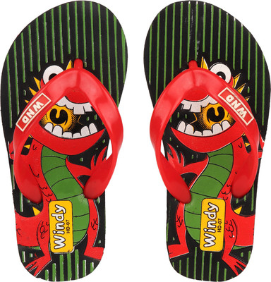 

WINDY Boys & Girls Slip On Slipper Flip Flop(Red