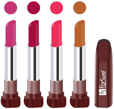 

Forsure Matte Lipstick Multi color Combo No-8 (Set Of 4 pcs)(Multocolor, 16 ml)