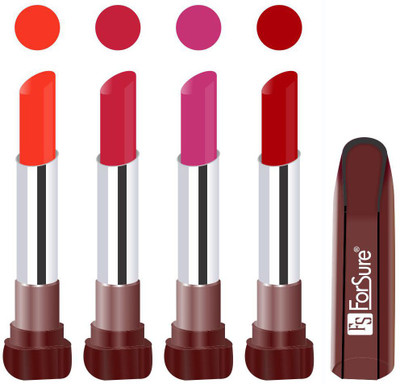 

Forsure American Matte Lipstick Multi color Combo No-18 (Set Of 4 pcs)(Multicolor, 16 g)