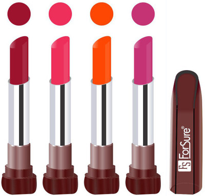 

Forsure American Matte Lipstick Multi color Combo No-13 (Set Of 4 pcs)(Multicolor, 16 g)