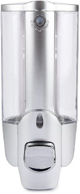 

Lemish Wall Mount Soap Sanitizer Bathroom Shower Shampoo Dispenser 350 ml Gel, Lotion, Shampoo, Soap Dispenser(Grey)