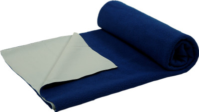 

JAZE BABY 0 TC Polycotton Single Plain Bedsheet(Pack of 1, Blue)