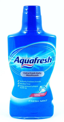 

Aqua Fresh Extra Fresh Daily Mouthwash, Fresh Mint - 500ml - Fresh Mint(500 ml)
