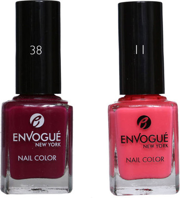 

EnVogue Nail Polish Set of 2 Multi color 19 ml Multi color(Pack of 2)