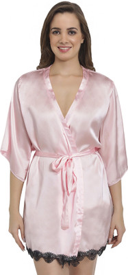 ASHTAG Women Robe(Pink)