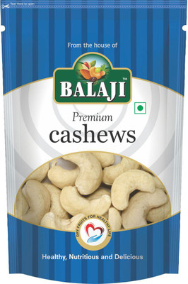 

Balaji Premium Whole 240 Cashews(200 g, Pouch)