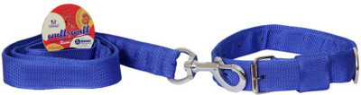 

Wuff Wuff Dog Collar & Leash(, Blue