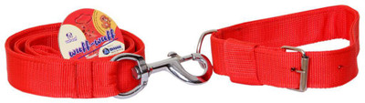 

Wuff Wuff Dog Collar & Leash(, Red