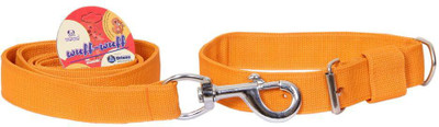 

Wuff Wuff Dog Collar & Leash(, Orange