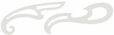 

Isomars French Ship Curves - Set of 2 Quilting Stencil(Pack of 2)