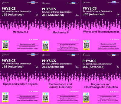 Cengage Physics Set Of 6 Books 2019 Paperback, B. M. Sharma (Waves And Thermodynamics, Mechanics I, Mechanics II, Electrostatics And Current Electricity, Optics And Modern Physics, Magnetism And Electromagnetic Induction)(Paperback, B. M. Sharma) Cengage Physics Set Of 6 Books 2019 Paperback, B. M. Sharma (Waves And Thermodynamics, Mechanics I, Mechanics II, Electrostatics And Current Electricity, Optics And Modern Physics, Magnetism And Electromagnetic Induction)(Paperback, B. M. Sharma)