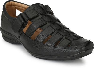 

AARGENT Men BLACK Sandals