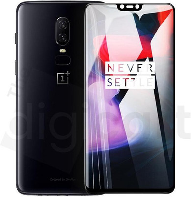 MOBIRUSH Edge To Edge Tempered Glass for OnePlus 6(Pack of 1)
