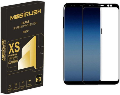 MOBIRUSH Edge To Edge Tempered Glass for Samsung Galaxy J6(Pack of 1)