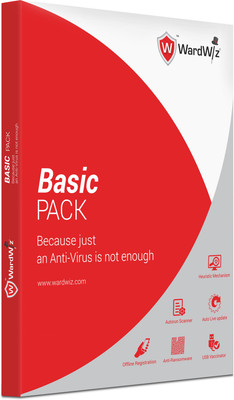 WardW/z Anti-virus 1.0 User 1 Year(CD/DVD)