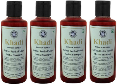 

Khadi Herbal Saffron, Reetha Protein Shampoo(840 ml)