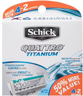 

Schick Razor Blade Refills for Men(Pack of 6)