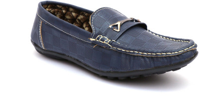 

Shoegaro Shoegaro Men's Navy Synthetic Leather Casual Shoes Loafers For Men(Navy