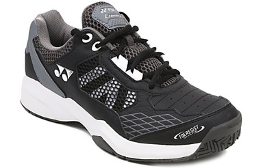 

Yonex Lumio Non-Marking Power Cushion Outdoor Court Tennis Shoes For Men(Black