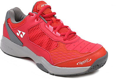 

Yonex Lumio Non-Marking Power Cushion Outdoor Court Tennis Shoes For Men(Red
