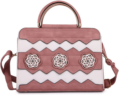 

Elprine Women Casual Pink PU Sling Bag