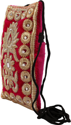 

Ratash.com Women Pink Cotton Sling Bag