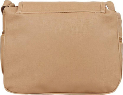

JUSTEEFY Women Brown Leatherette Sling Bag