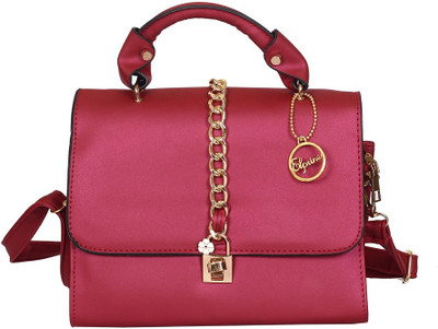 

Elprine Women Evening/Party Pink PU Sling Bag