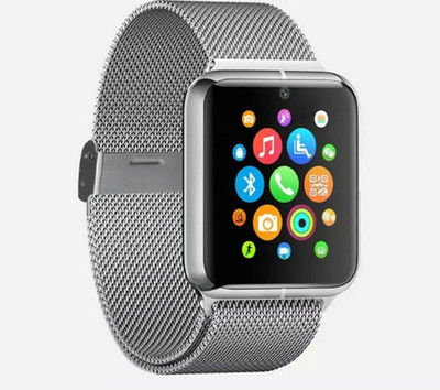 

BERRIN S8 Smartwatch / Watchphone with Bluetooth Sim Card/ Sd card Solt Compatible With Samsung Galaxy Mobiles Silver Smartwatch(Silver Strap Free Size)