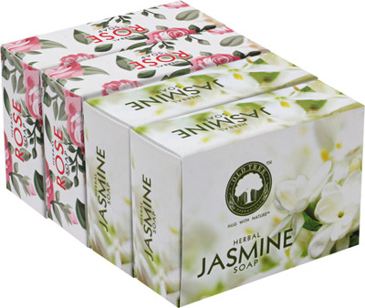 

Old Tree JASMINE AND ROSE SOAP COMBO(120 g, Pack of 4)