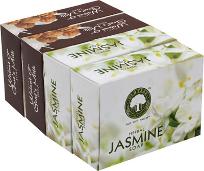 

Old Tree JASMINE AND WALNUT GOAT MILK SOAP COMBO(120 g, Pack of 4)