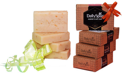 

DAILY SPAA Almond & Oats Soap(pack of 4)(400 g, Pack of 4)