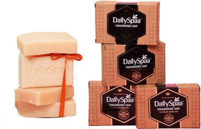 

DAILY SPAA Chaulmoogra Soap(pack of 4)(400 g, Pack of 4)