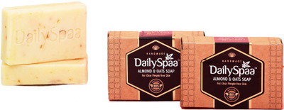 

DAILY SPAA Almond & Oats Soap(pack of 2)(200 g, Pack of 2)