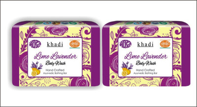 

KHADI MEGHDOOT AYURVEDIC LIME LAVENDER BODY WASH 125 GM PACK OF 2(250 g, Pack of 2)