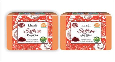 

KHADI MEGHDOOT AYURVEDIC SAFFRON BODY WASH 125 GM PACK OF 2(250 g, Pack of 2)