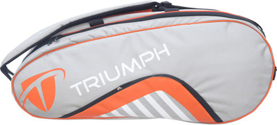 Triumph Pro 404 Grey/Orange Tennis Kit Bag(Grey, Kit Bag)
